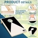 preview thumbnail 5 of 7, Solid Wood Premium Cornhole Set - 3 Feet x 2 Feet Game Boards with Toss Bags