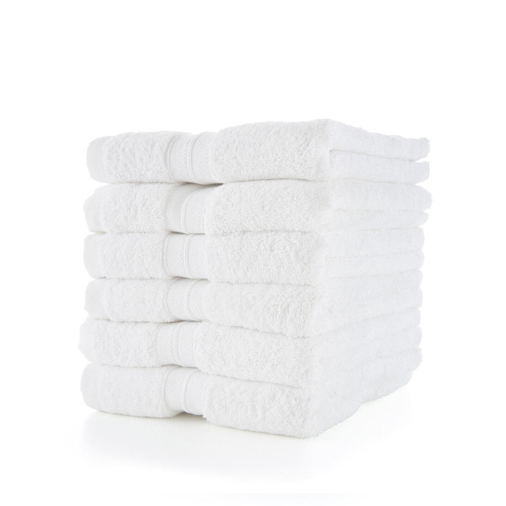 Creative Scents White Embellished Decorative Fingertip Towels - Set of 4 -  Bed Bath & Beyond - 12833428