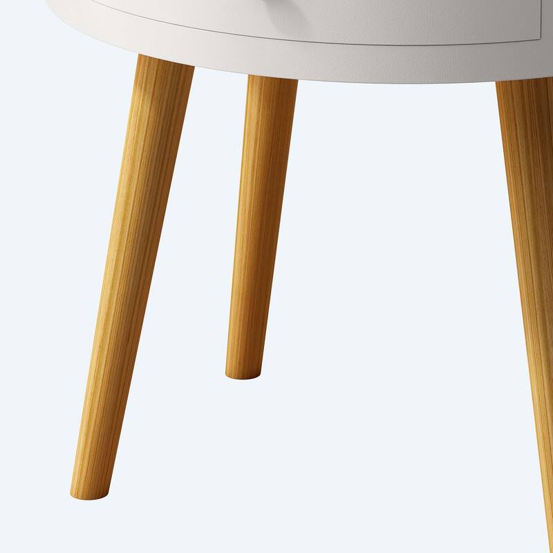 18"H Storage Drawer Bedside Table,Coffee Table