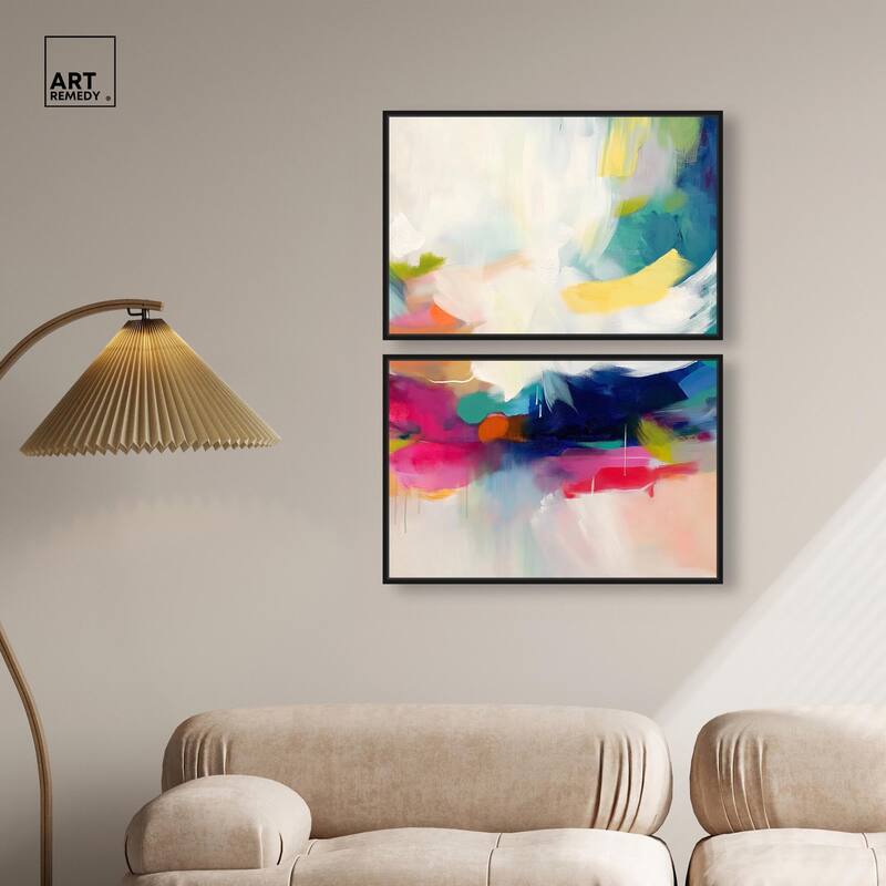 Riot of Color III Canvas Set of 2 by Art Remedy