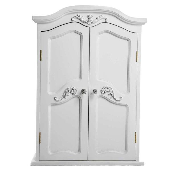 Shop High Quality 18 Inch Doll White Wooden Wardrobe Armoire Trunk