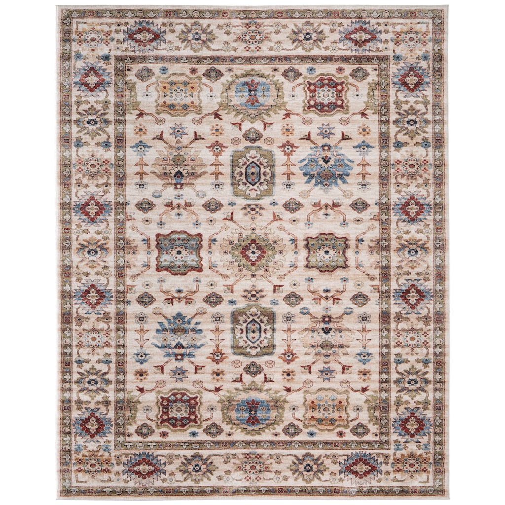 Grand Bazaar Stirling Machine Made Oriental Traditional Area Rug