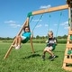 preview thumbnail 6 of 7, Backyard Discovery Buckley Hill All Cedar Wooden Swing Set