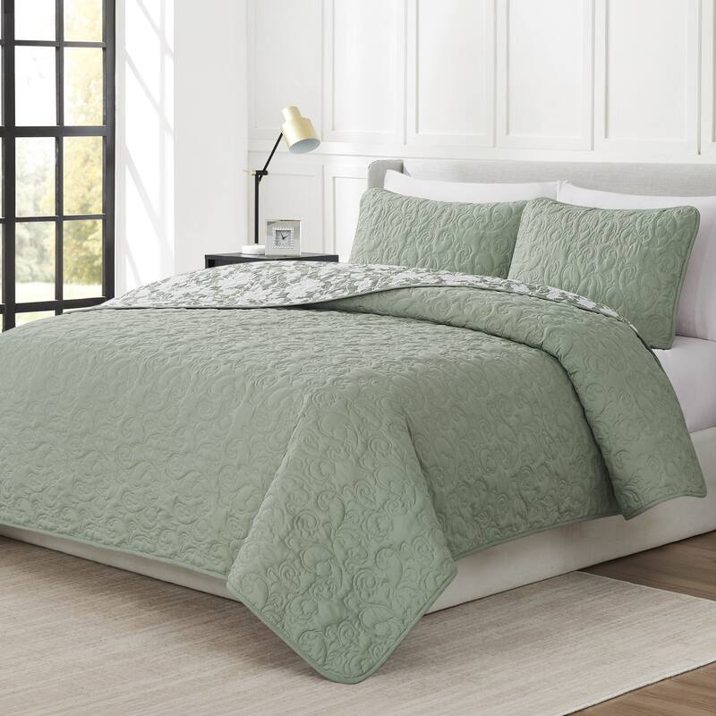 Nine West Laural Reversible Quilt Sets
