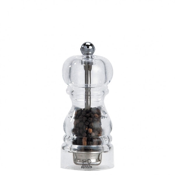 Peugeot 900812 Nancy 4.75 Inch Pepper Mill, Acrylic