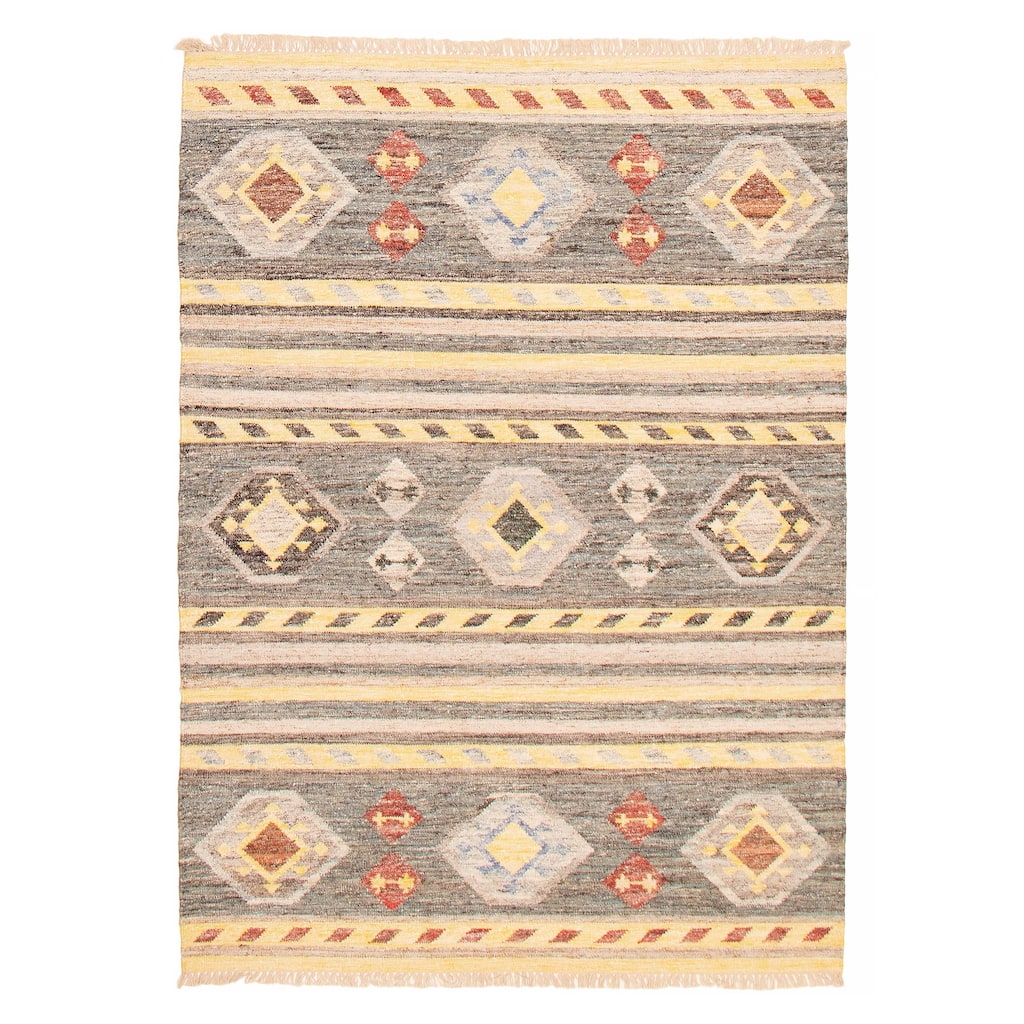 Ankara FW Grey Kilim 5'3" x 7'6" - 5'3 x 7'6