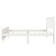 preview thumbnail 5 of 11, Twin Size Wooden Bed Frame with Headboard, Sturdy Platform Base with Slats, No Box Spring Needed