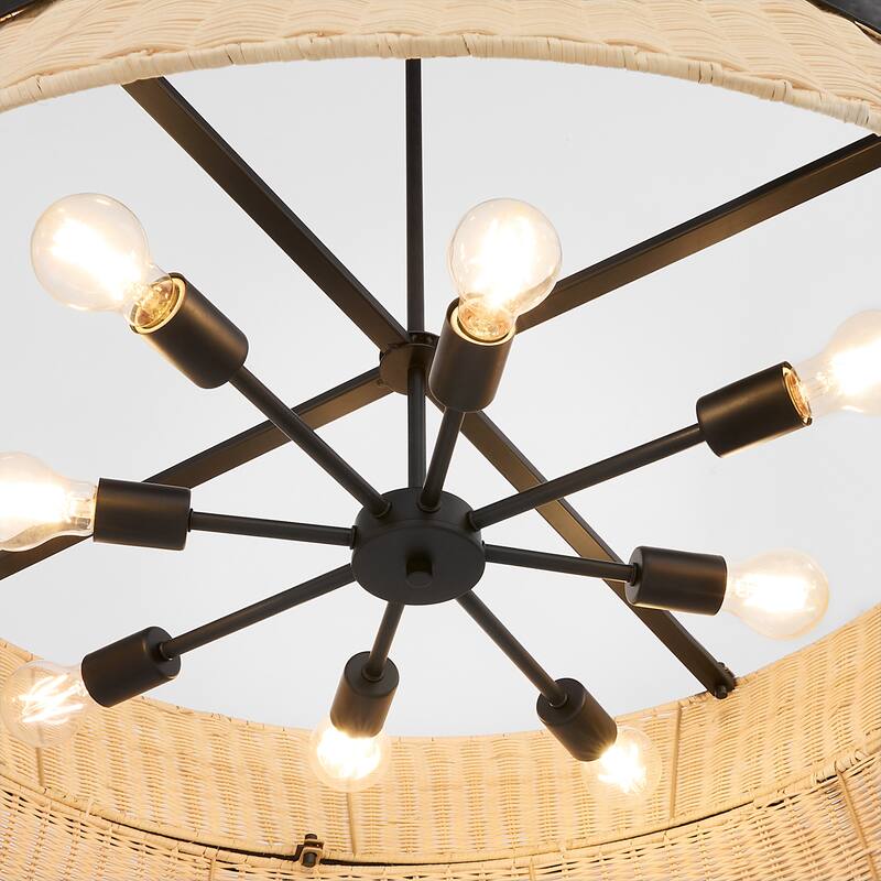 Quorum International 6123-8 Fairview 8 Light 36" Wide Pendant with