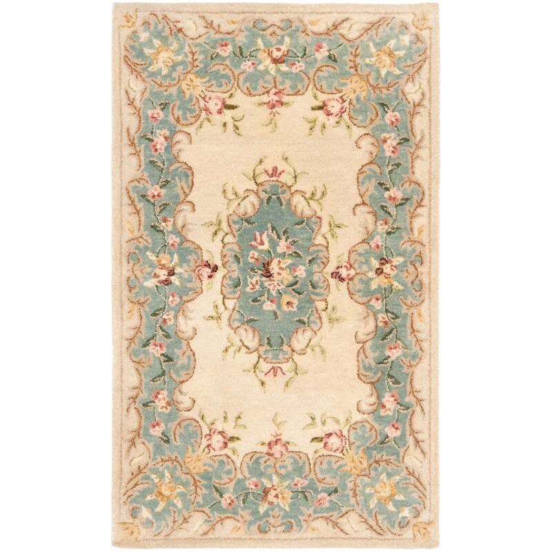 SAFAVIEH Handmade Bergama Achsah Oriental Hand-spun Wool Rug