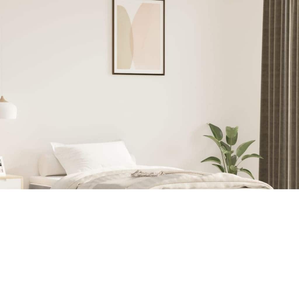 vidaXL Bed Frame Box Spring Platform Bed with Mattress for Bedroom Velvet