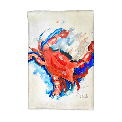 Betsy's Red Crab Kitchen Towel - 16x25