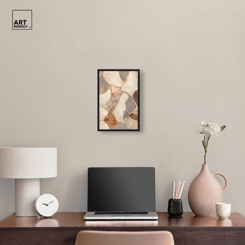 Textured Earthy Tones III Canvas by Art Remedy