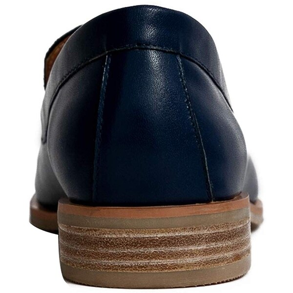 flat leather loafers womens