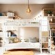 preview thumbnail 2 of 19, Twin Over Twin Metal Bunk Bed, Loft Bed With Ladder