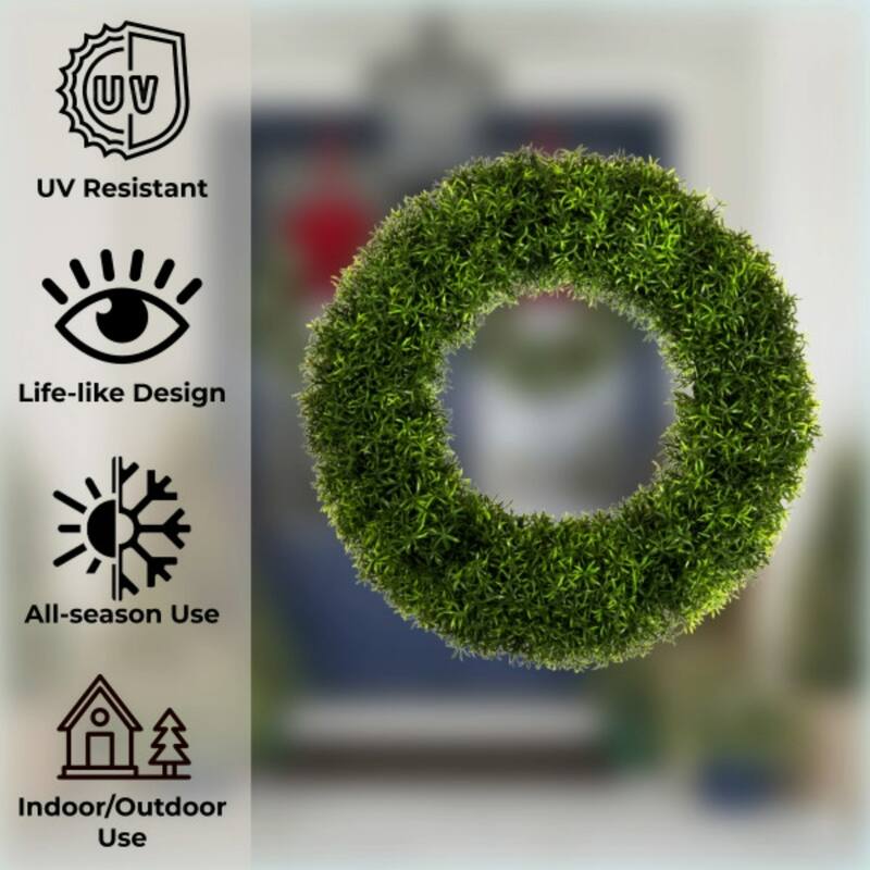 Pure Garden Grass Wreath - 20 inch Round