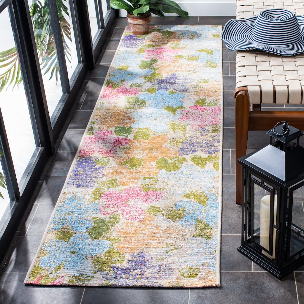 SAFAVIEH Summer Iben Boho Indoor/ Outdoor Waterproof Patio Backyard Rug