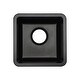preview thumbnail 2 of 7, 15 Inch Lexicon Platinum Quartz Composite Drop-in Undermount Single Bowl Galaxy Black Kitchen Sink LP-1515-K-SO - 15x15