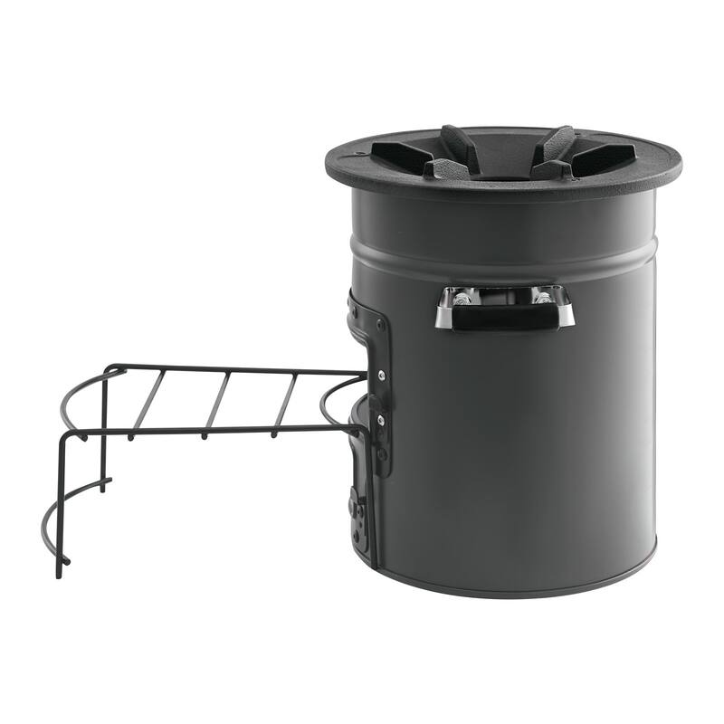 Outdoor Rocket Stove for Backpacking, Burn Twigs, Sticks, Charcoal - N/A