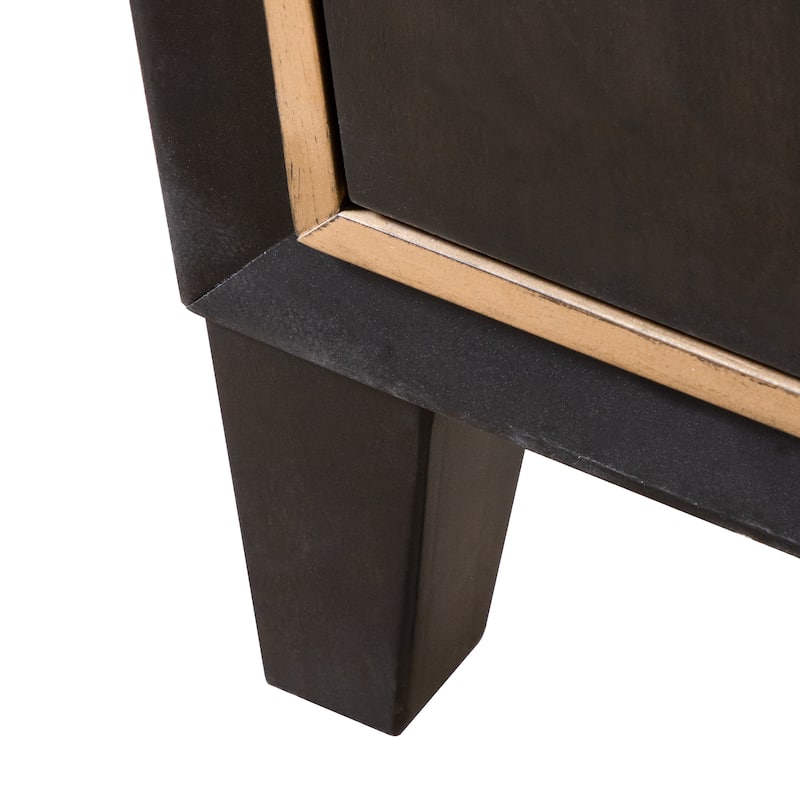 Furniture of America Nyx Modern 3-Piece Espresso Chest and 2 Nightstand Bedroom Set