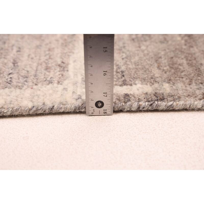 ECARPETGALLERY Hand-knotted Tangier Light Khaki Wool Rug - 4'11 x 7'10