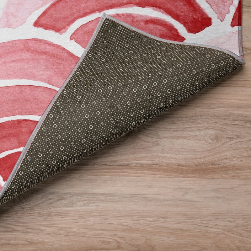 Indoor/ Outdoor Surfside Wave Washable Rug New