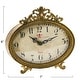 preview thumbnail 20 of 28, Decorative Pewter Mantel Clock