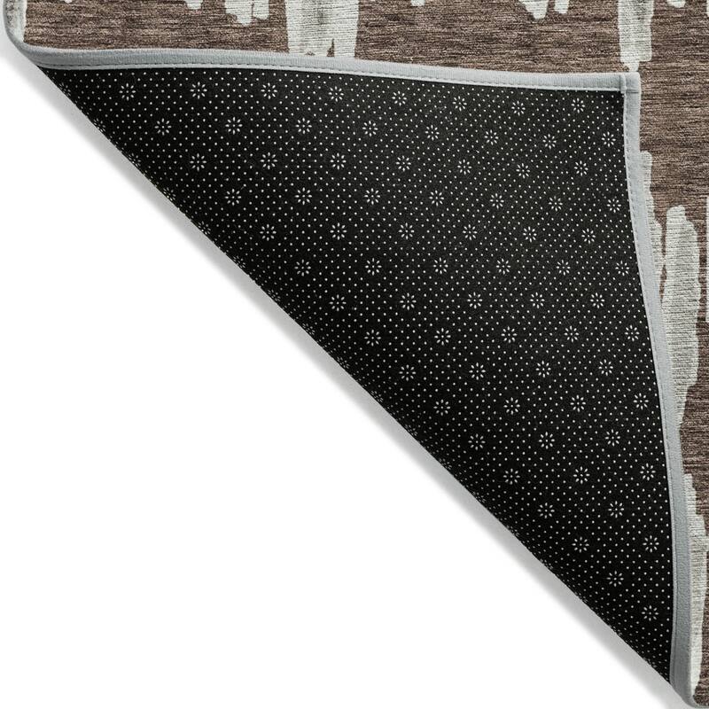 HomeRoots Striped Transitional Rectangle Outdoor Rug
