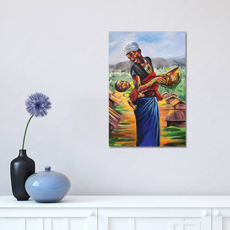 iCanvas "Cradle" by Damola Ayegbayo Canvas Print - 18x12x1.5