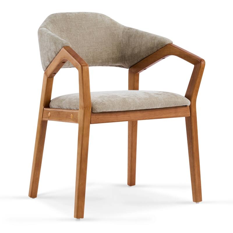 Christopher Knight Home - Avalon Modern Upholstered Dining Chair Set with Ergonomic Curved Backrest