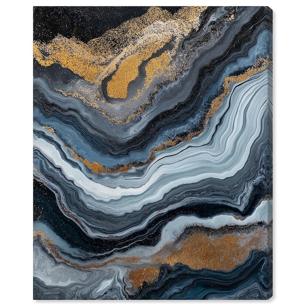 Acrylic Flow II Canvas by Art Remedy, Gallery Wrapped
