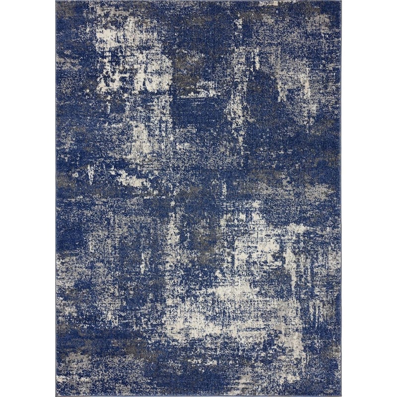 Luxe Weavers Towerhill Collection Area Rug Blue 5x7