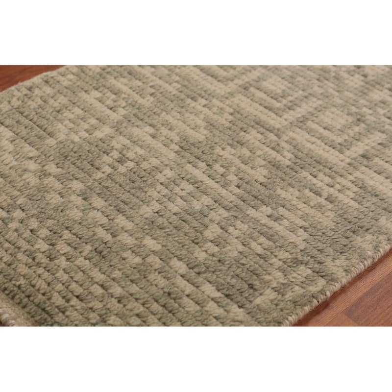 Geometric Moroccan Foyer Rug Handmade Wool Carpet - 2'0"x 3'0"