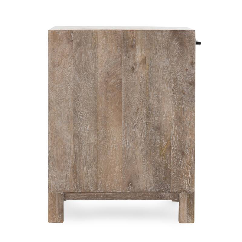 Classic Home Jensen Nightstand in Light Brown