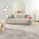 preview thumbnail 30 of 30, Nourison Home Metallic Modern Abstract Area Rug 9' x 12' - Grey