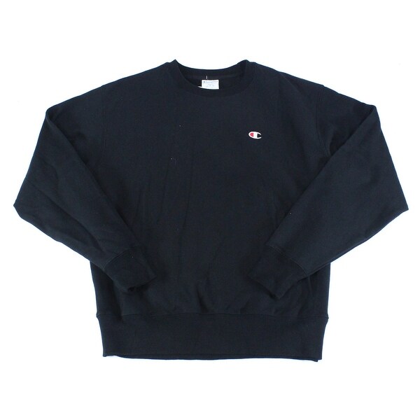 crewneck champion black