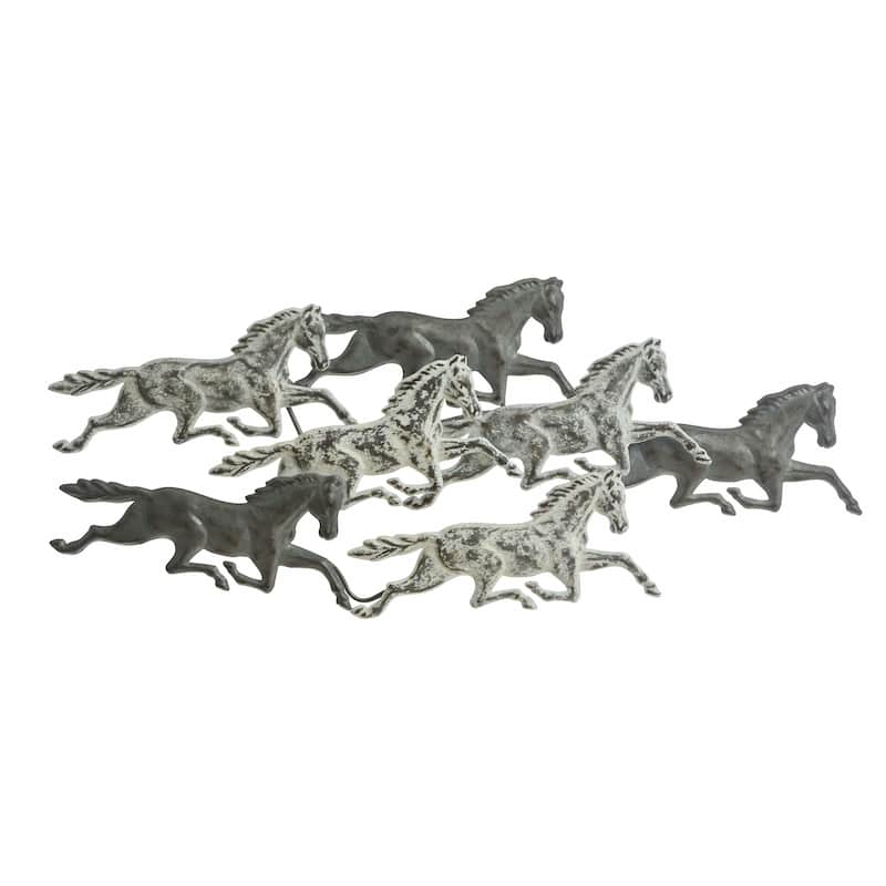 Dutton - Off to the Races - Metal Wall Art - 41 x 41