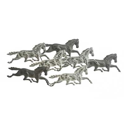 Dutton - Off to the Races - Metal Wall Art