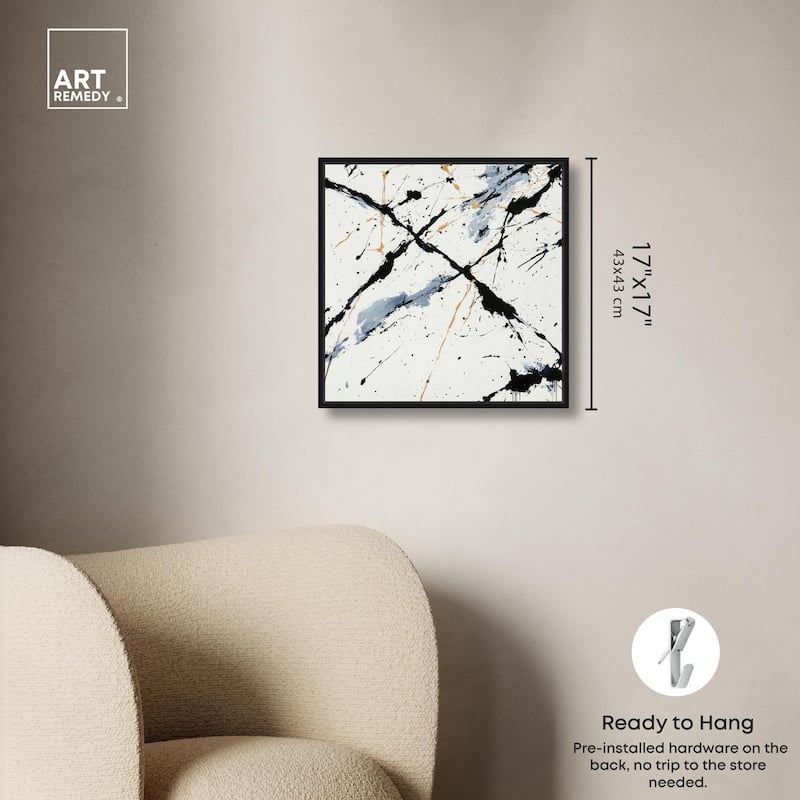 Splintered Impact II Canvas by Art Remedy