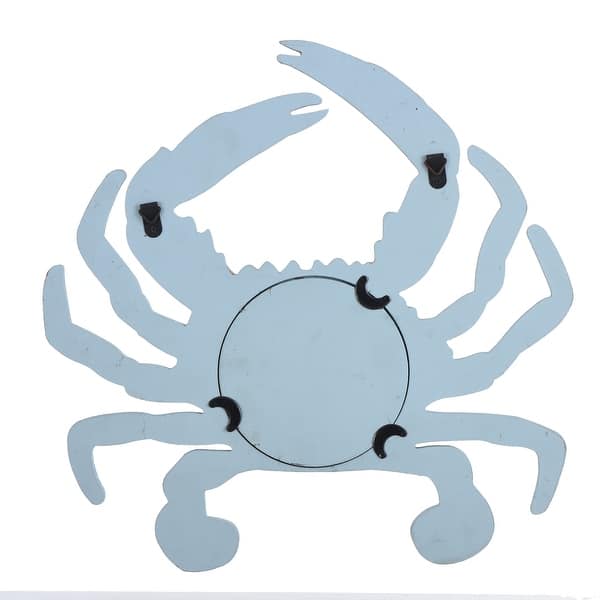 Stylecraft Weathered Crab Blue Crab Outline With Center Round Mirror And Natural Rope Detail Overstock 30295967 Free crab outline vector download in ai, svg, eps and cdr. stylecraft