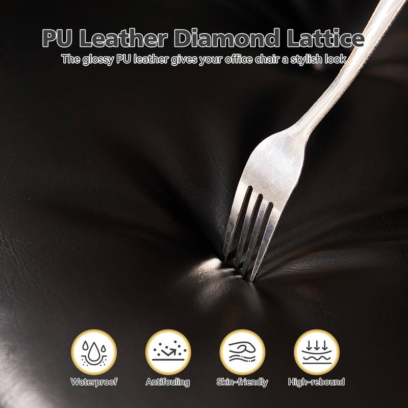 HOOOWOOO Modern Office Chair Adjustable Swivel Task Chair