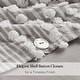 preview thumbnail 26 of 39, Harbor House Anslee Taupe 3 Piece 100% Cotton Yarn Dyed Duvet Cover Set with Overlap Closure Shams