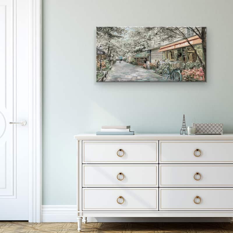 Café Pavé Light Canvas Art Print