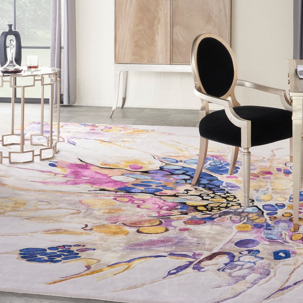 Nourison Prismatic Modern Abstract Floral Area Rug