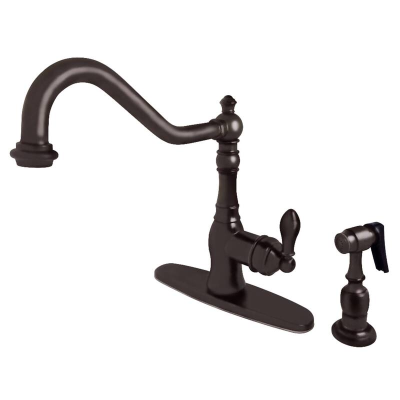 Kingston Brass American Classic 1.8 GPM Standard Kitchen Faucet - - Oil Rubbed Bronze