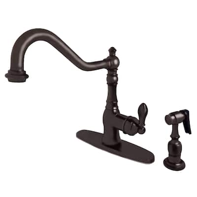 Kingston Brass American Classic 1.8 GPM Standard Kitchen Faucet -