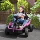 preview thumbnail 6 of 8, 24V Electric Car for Kids with Remote Control - Pink