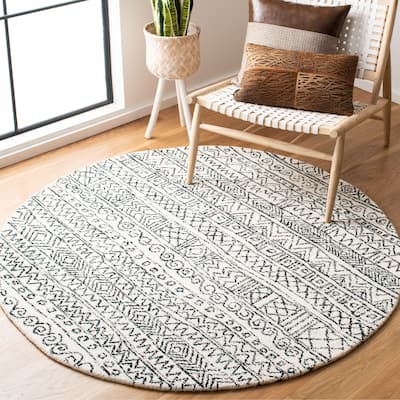 SAFAVIEH Handmade Micro-Loop Ayelet Transitional Wool Rug-