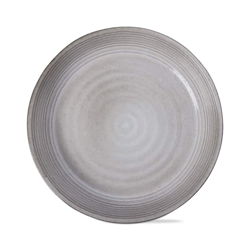 Loft Speckled Reactive Glaze Stoneware Dinnerware Plate 10 inch Grey Dishwasher Safe - 10 x 10