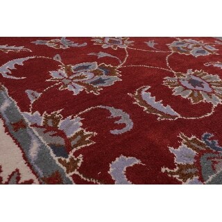 5'x8' Hand Tufted Wool Oriental Area Rug Rust, Beige Color - 5' x 8 ...