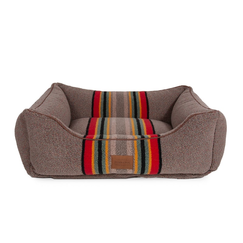 Pendleton Vintage Camp Kuddler Dog Bed - Medium - Mineral Umber